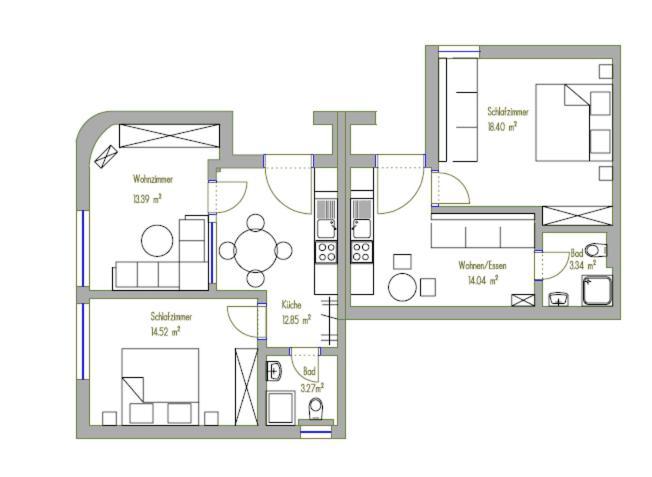 גסכורן Spatla Appartements מראה חיצוני תמונה